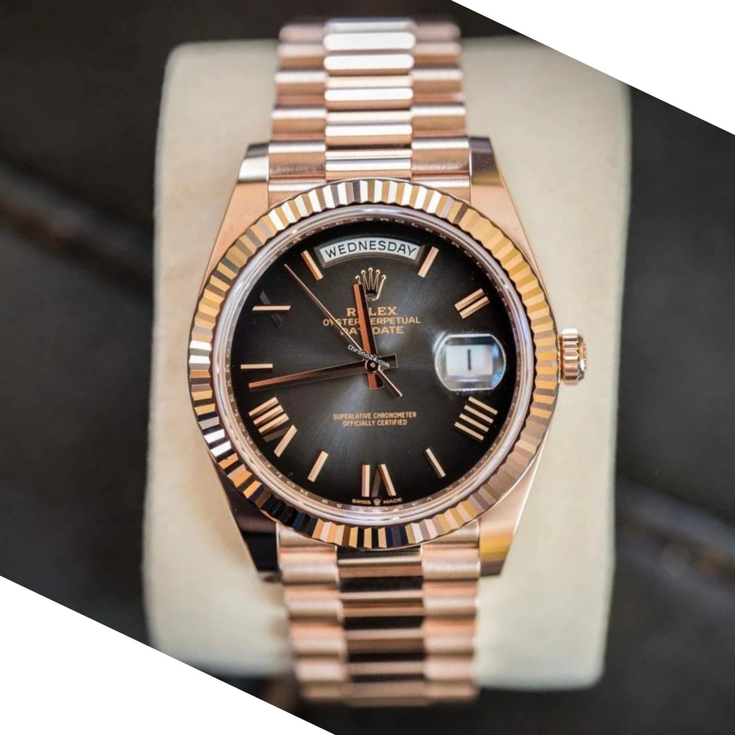 Rollie Rose Gold Day-Date