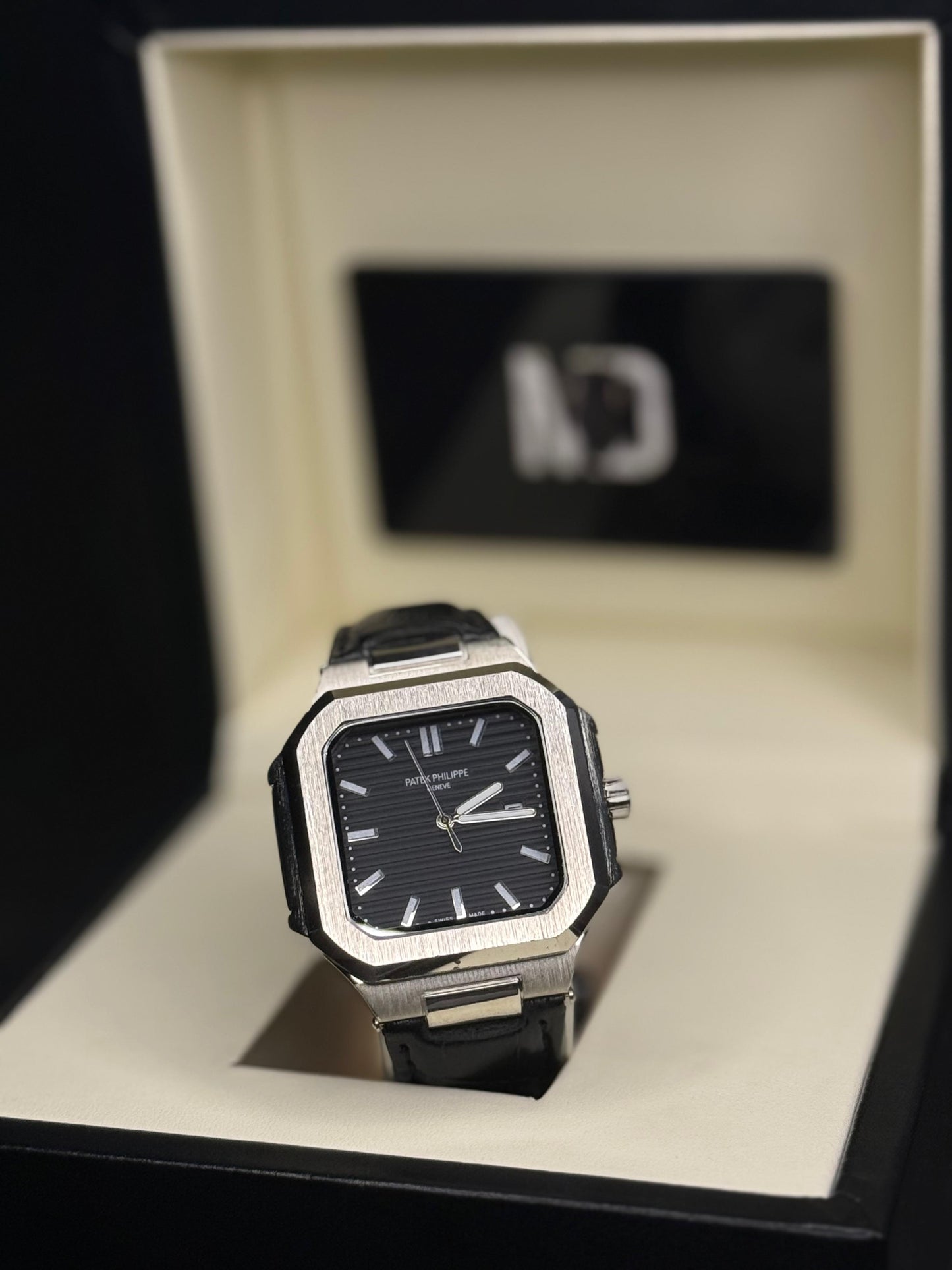 Patek phillipe Square Leather straps