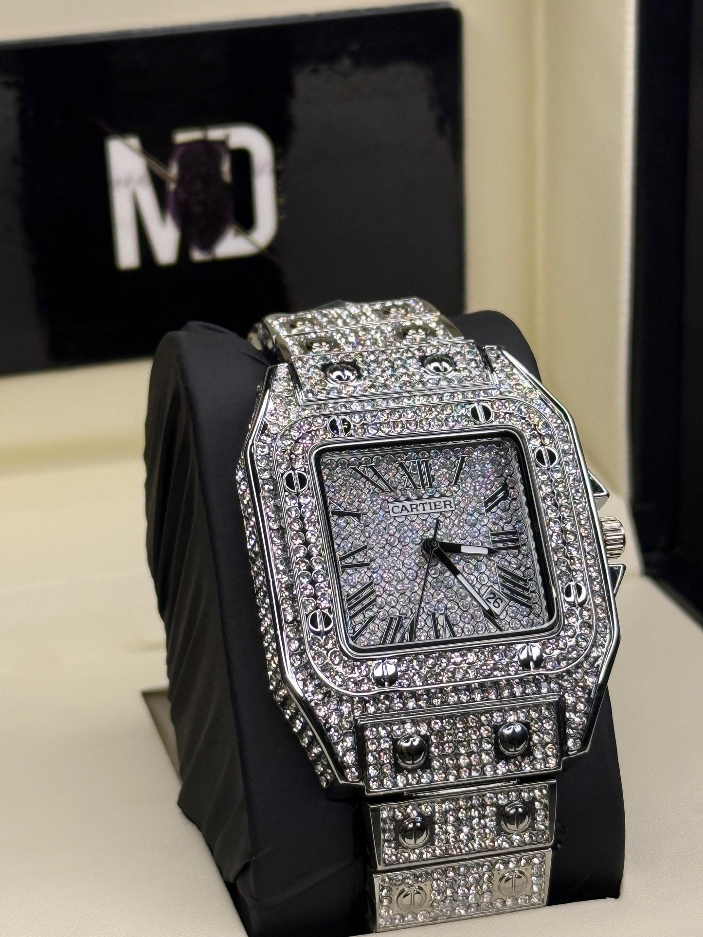 Cartier Iced Silver Stone