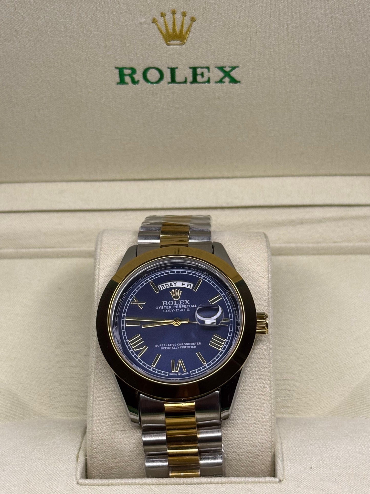 Rollie Roman Dial Two Tone