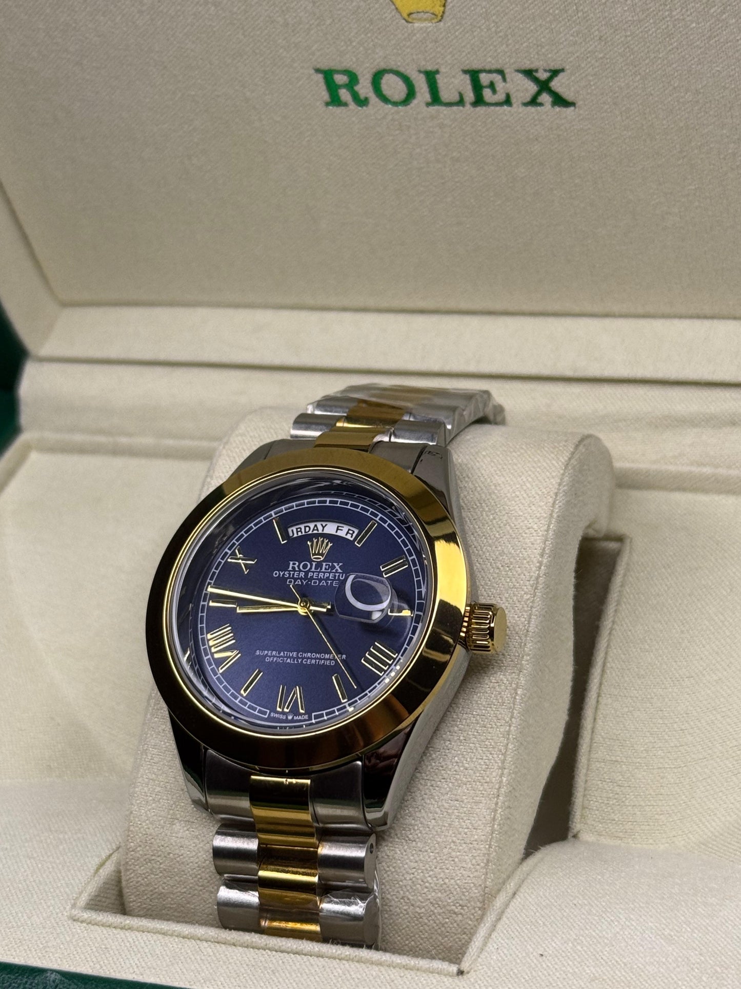 Rollie Roman Dial Two Tone