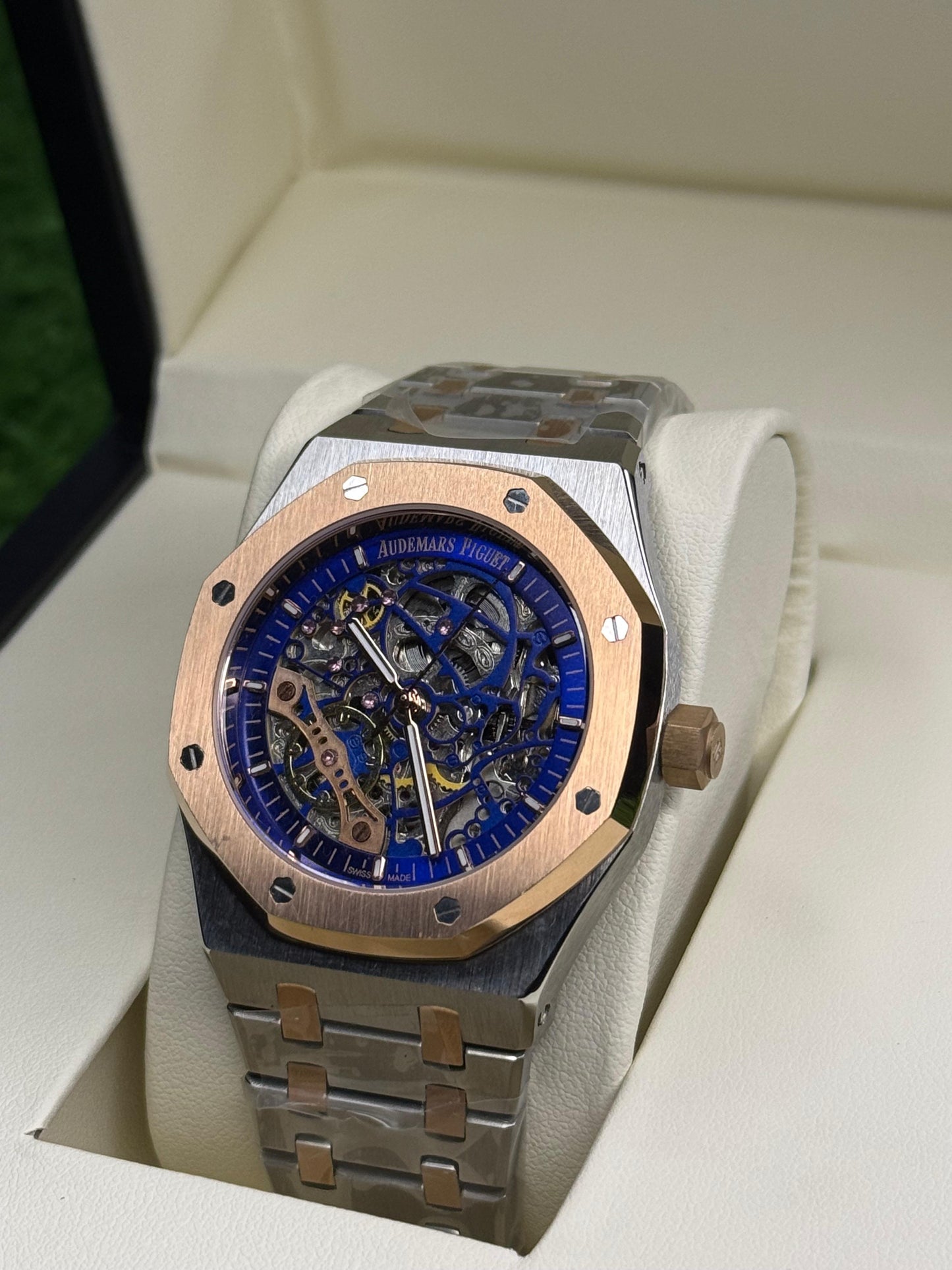 Audemars Piguet (AP) Skeleton Blue Dial (Automatic)