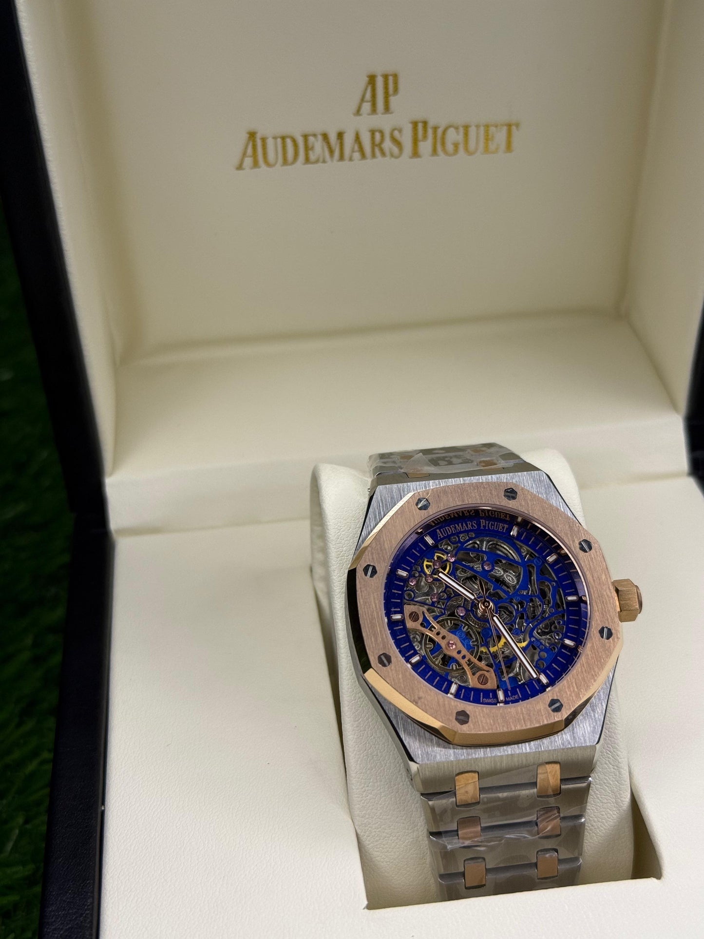 Audemars Piguet (AP) Skeleton Blue Dial (Automatic)