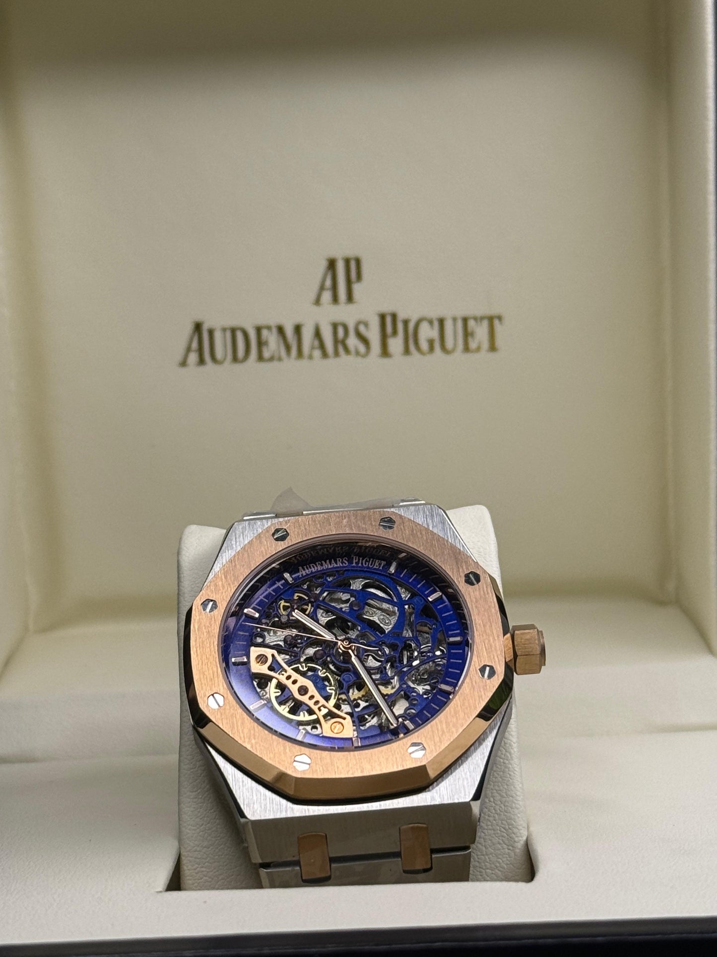 Audemars Piguet (AP) Skeleton Blue Dial (Automatic)