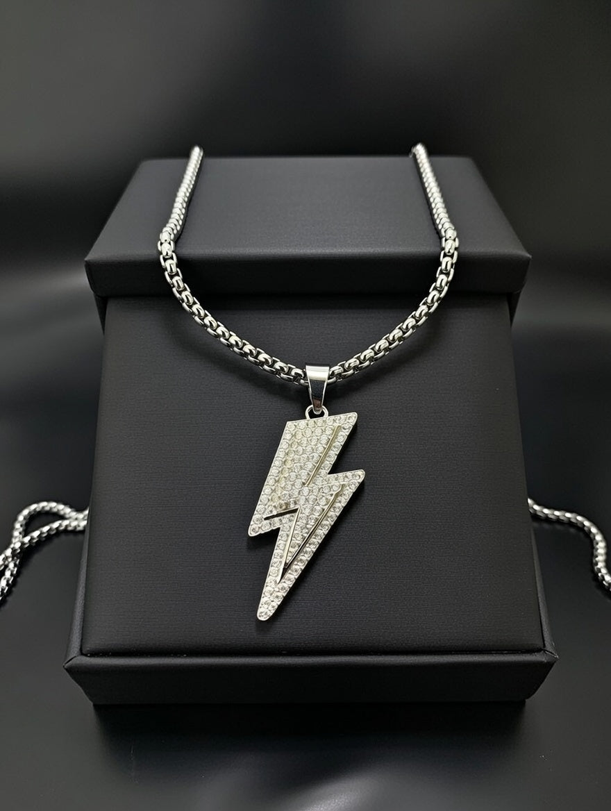 Lightning Bolt Pendant Chain