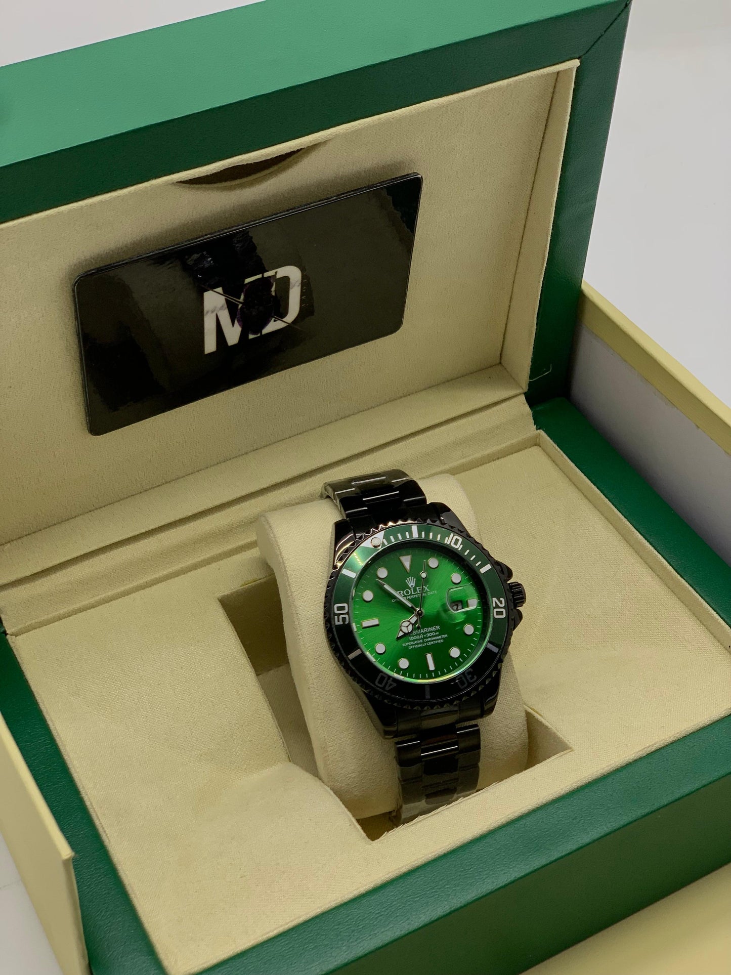 Rollie Submariner green signature