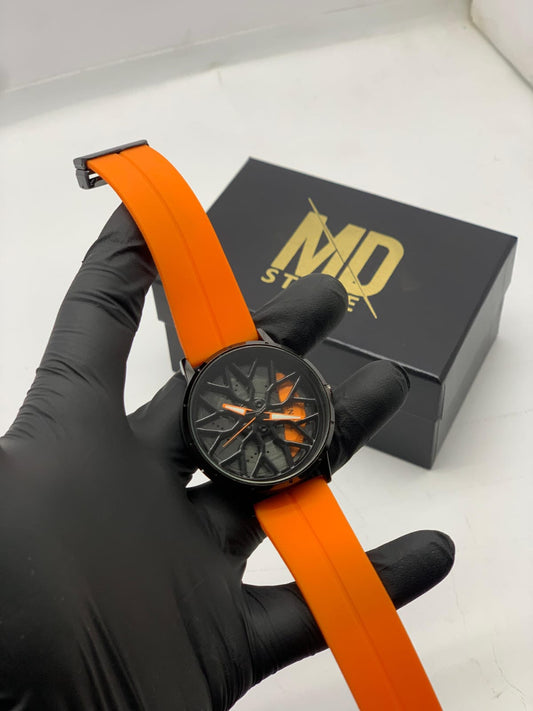 Car rim rotating dial